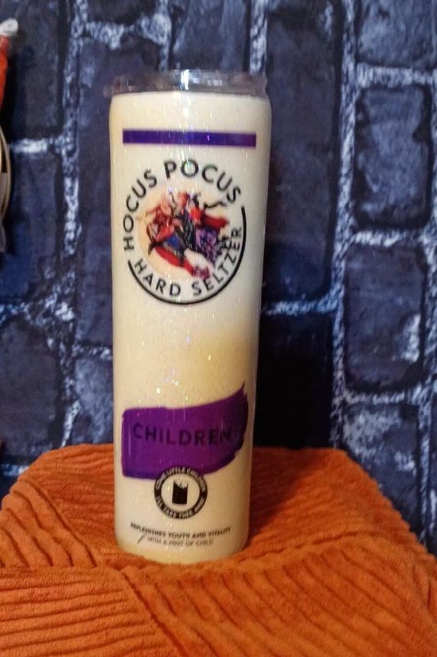 Hocus Pocus Glitter Stainless Steel Tumbler 30 oz